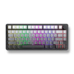80Keys Wired+2.4G+Bluetooth 3modes RGB Lighting Mechanical Gaming Keyboard With Knob Hot-swappable - Image 9