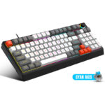 98Keys Wired RGB lighting full keys non-conflict mechanical gaming keyboard - Image 7