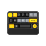 Tri-mode hot-swap macro programmable mechanical gaming keyboard with knob - Image 3