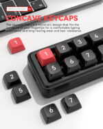 8keys wired macrop programmable hot-swap mechanical game keyboard with rgb light - Image 4