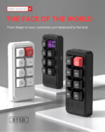 8keys wired macrop programmable hot-swap mechanical game keyboard with rgb light - Image 6