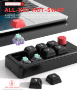 8keys wired macrop programmable hot-swap mechanical game keyboard with rgb light - Image 7