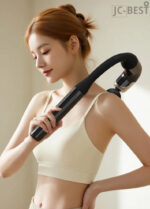 Hot selling muscle massage gun long hand recovery tool fascia gun - Image 2