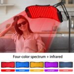 Led Infrared beauty lamp for skin care, home red and blue light care, floor extended therapy, large row lamp - Image 2