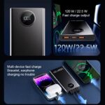 120W 20000mAH Portable Charger Slim Portable External Fast Powerbank Phone Charger - Image 2