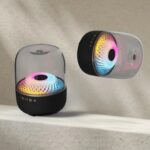 RGB Glass Like Smart Speaker With Domestic AI Voice Assitant - Image 2