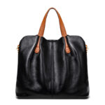 Fashion soft leather bag set big capacity tote bag real cowhide leather female handbag