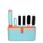 Blue blush multi styler 5 in 1 professional hair blow dryer brush hot air comb brush curling irons hair curler DIY set