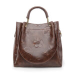 New High-end Large Capacity Tote Bag With Fashionable Embossed Commuting Bag - Image 3