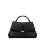 French Polene niche genuine leather high-end feel crossbody smile bag - Image 9