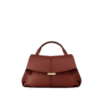 French Polene niche genuine leather high-end feel crossbody smile bag - Image 5