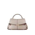 French Polene niche genuine leather high-end feel crossbody smile bag - Image 2