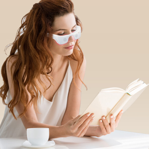 Hot and cold eye care massage beauty device